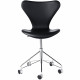 Serie 7™ Snurrstol, basic leather svart Serie 7™ Snurrstol, basic leather svart