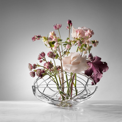 Orrefors vas Bloom - Glas och metall