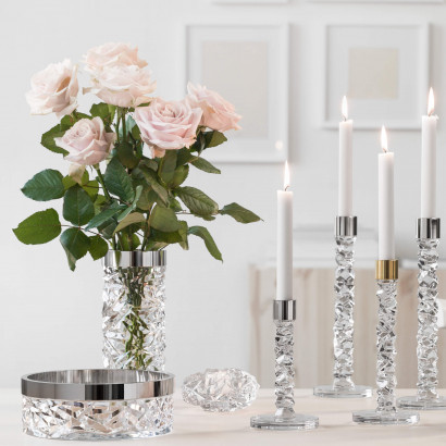 Orrefors vas Carat - 24 cm hög, Ø10,1 cm
