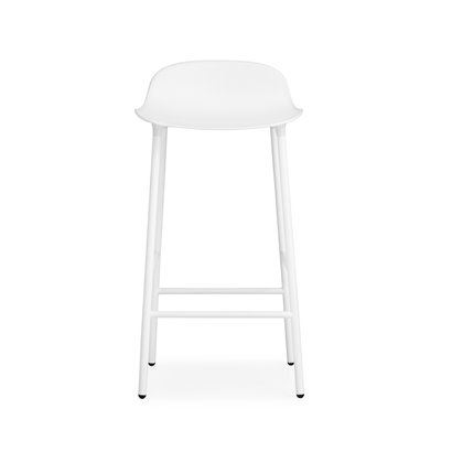 Barstol Form - 65 cm, metallben