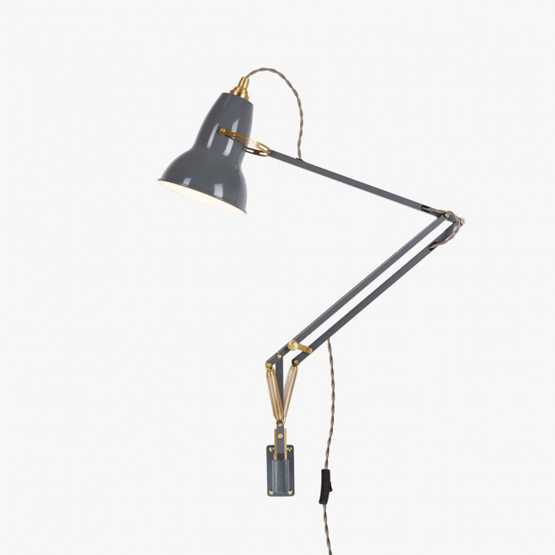 Original 1227 Brass - Väggmonterad lampa Elephant Grey Original 1227 Brass - Väggmonterad lampa Elephant Grey