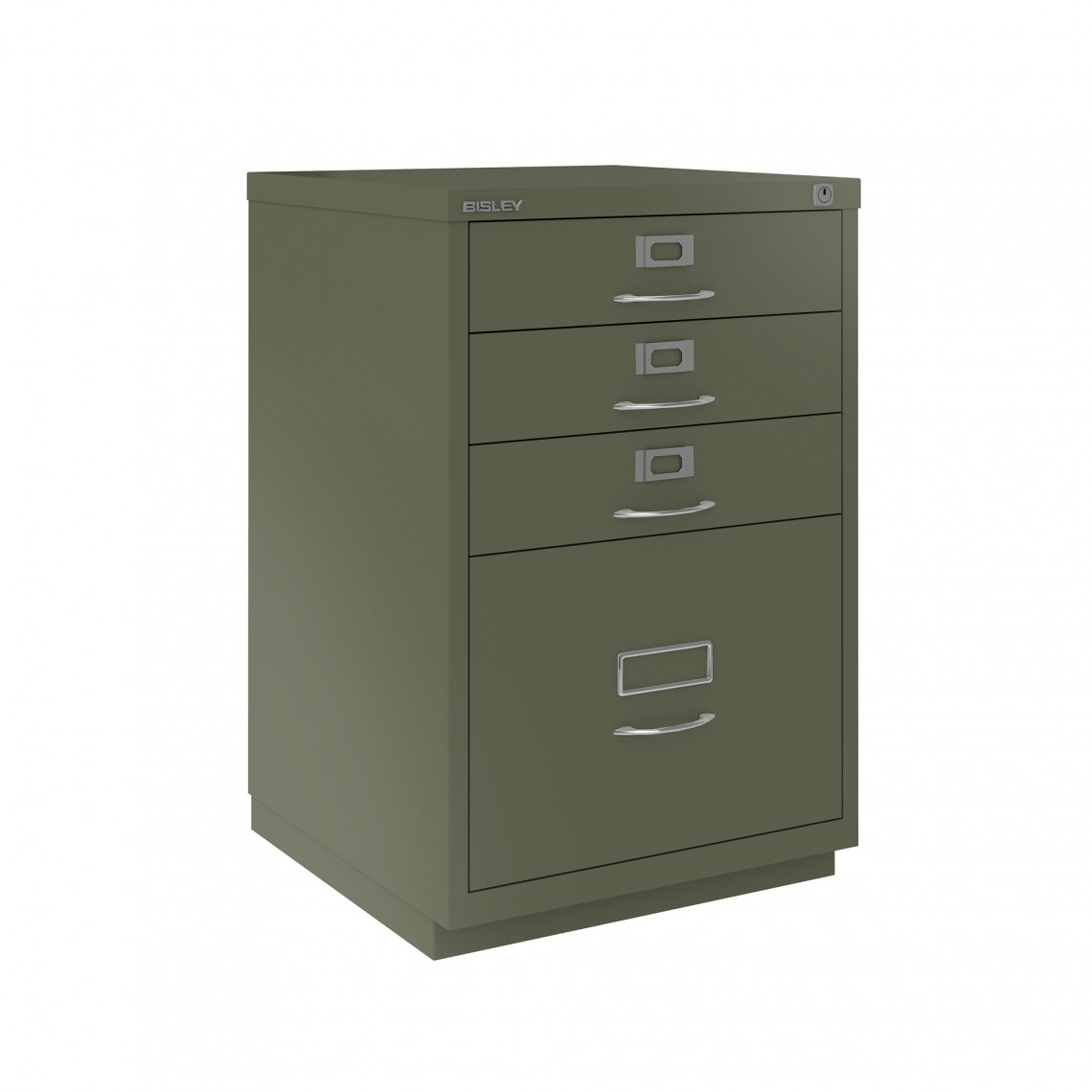 Hurts Bisley F-Series - Classic Front, 3 lådor + 1 hängmapp