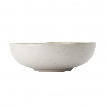 Serveringsskål Pion - Ø22 cm, Grå/Vit