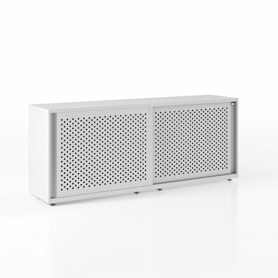 Skåp glide perforated doors 200 cm x 47 cm x 82 cm Skåp glide perforated doors 200 cm x 47 cm x 82 cm