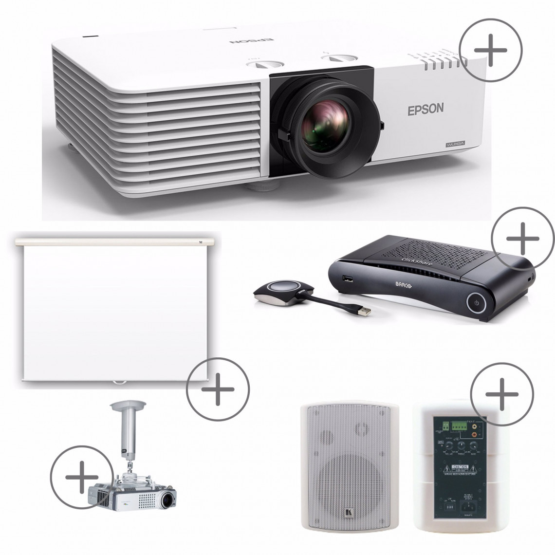 Komplett konferenspaket med ljud och bild för 10-30 personer (laserprojektor) Komplett konferenspaket med ljud och bild för 10-30 personer (laserprojektor)