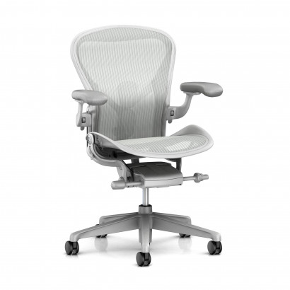 Herman Miller Aeron, Mineral - Adjustable PostureFit support