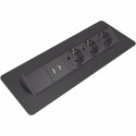 Axessline QuickBox - 3 El 2 USB Laddare, Svart Axessline QuickBox - 3 El 2 USB Laddare, Svart