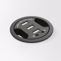 Axessline Satellit Combi, 3 USB 2 Kabelhål 2 Audio Axessline Satellit Combi, 3 USB 2 Kabelhål 2 Audio