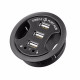 Axessline Satellit Combi, 3 USB 2 Kabelhål 2 Audio Axessline Satellit Combi, 3 USB 2 Kabelhål 2 Audio