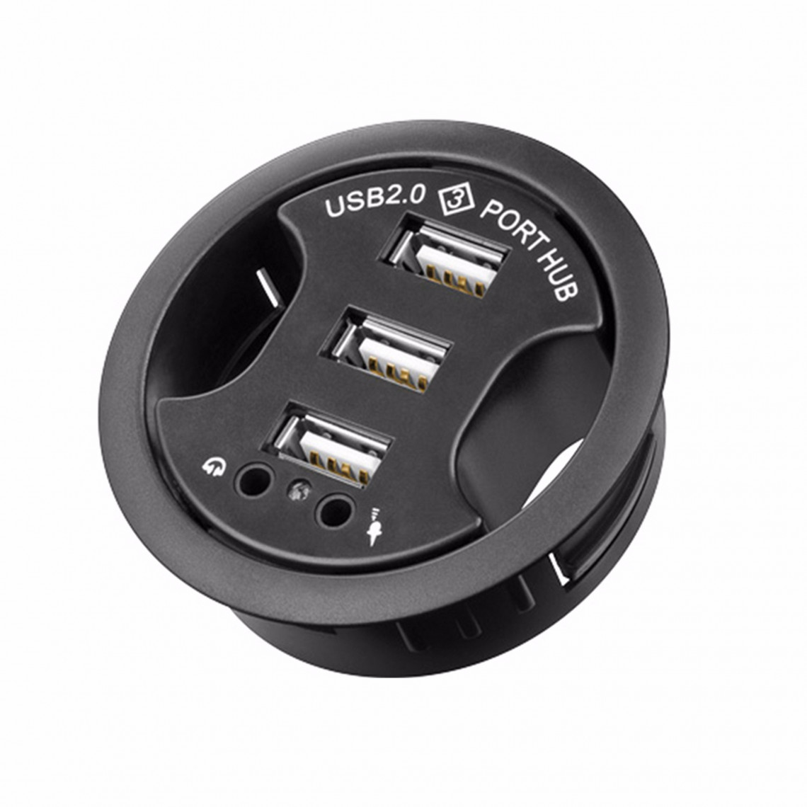 Axessline Satellit Combi, 3 USB 2 Kabelhål 2 Audio Axessline Satellit Combi, 3 USB 2 Kabelhål 2 Audio