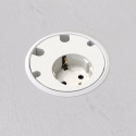 Powerdot - El, 4 Kabelhål, Vit Powerdot - El, 4 Kabelhål, Vit