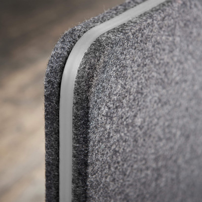 Bordsskärm Edge - Toppmonterad, 40 cm