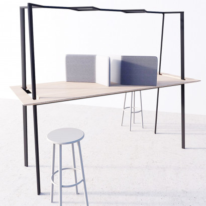 Mötesbord / projektbord Gather - Höjd 110 cm