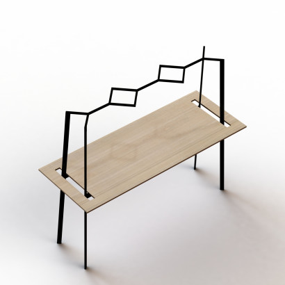 Mötesbord / projektbord Gather - Höjd 110 cm