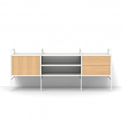 Organised Kombination 09 - Sideboard med skåp och lådor
