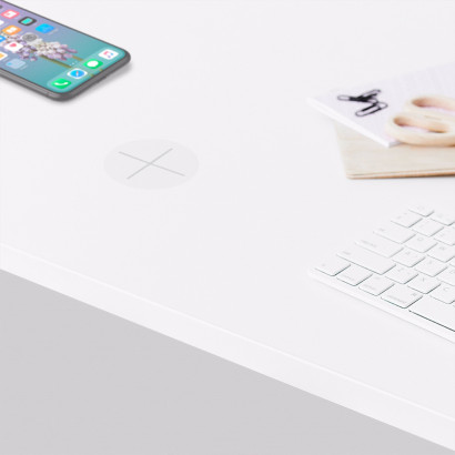 Axessline Qi Wireless Charger, dolt montage