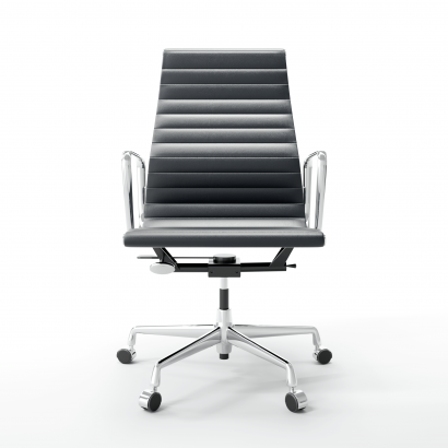 Vitra - Aluminium Chair Eames 119 i läder