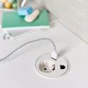 Powerdot - El, Data, USB-laddare, Vit Powerdot - El, Data, USB-laddare, Vit