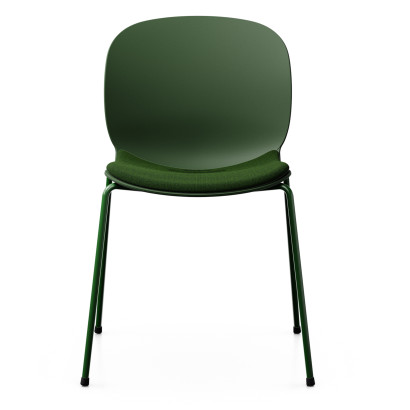 Stol Noor 6050S - Klädd sits, 4 stålben