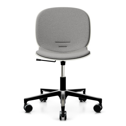 Noor 6070SB - Svart fotkryss, klädd sits och rygg