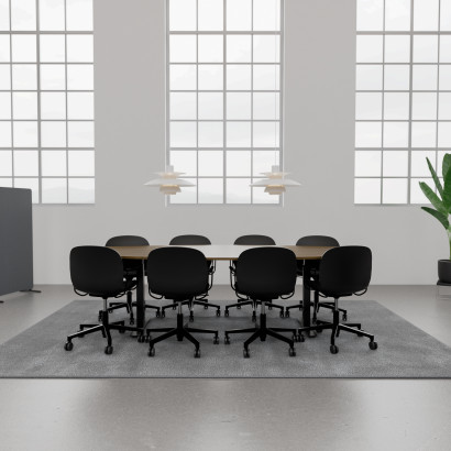 Konferensbord SET 8 personer - Agenda + RBM Noor med hjul