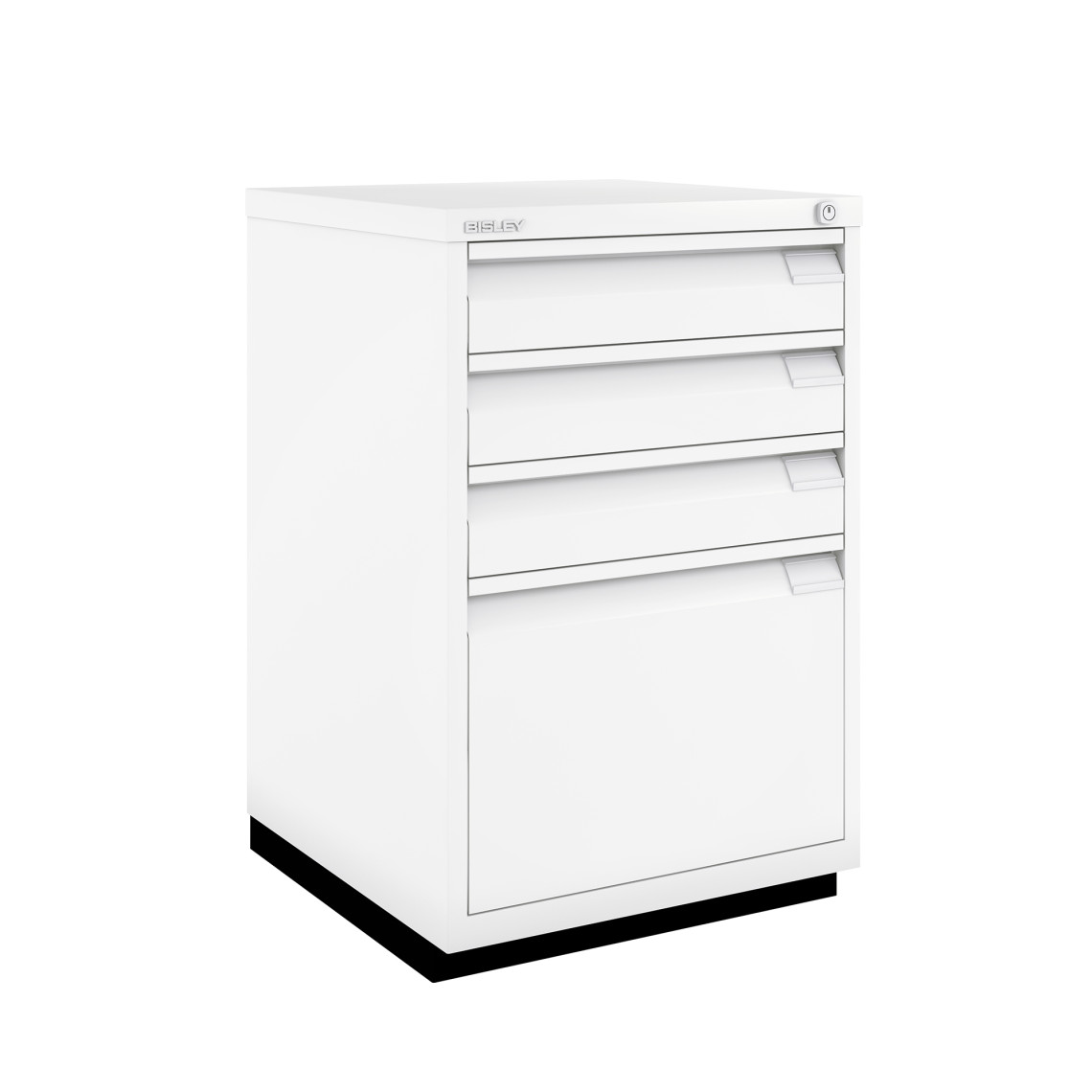 Hurts Bisley F-Series - Flush, 3 lådor + 1 hängmapp