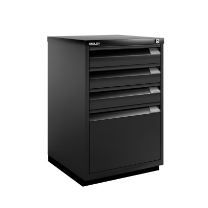 Hurts Bisley F-Series - Flush, 3 lådor + 1 hängmapp