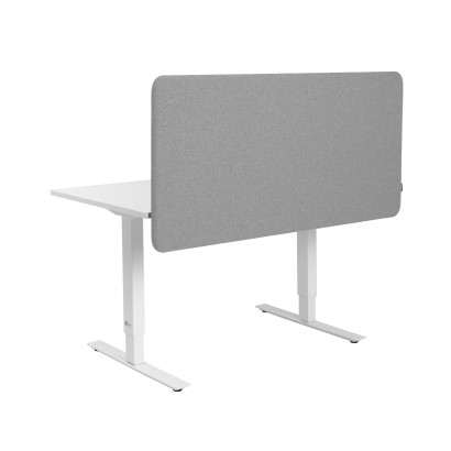 Softline 30 nedhängande bordsskärm - Grå, 160x65 cm