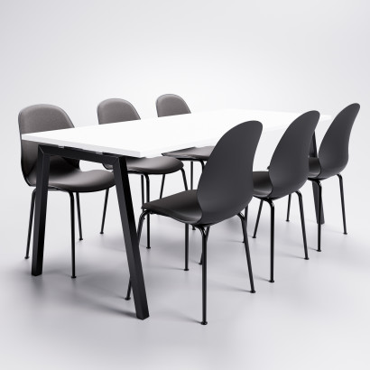 Konferensbord SET 4-6 personer - Luna A + Petra