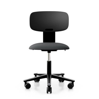Kontorsstol Tion 2140 - Klädd sits - Svart