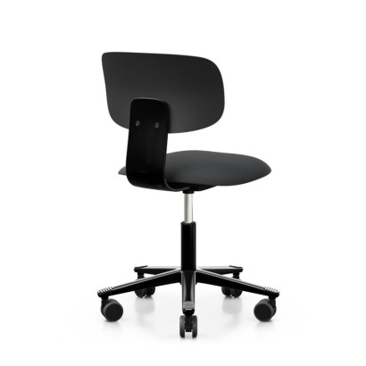 Kontorsstol Tion 2140 - Klädd sits - Svart