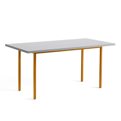 Matbord Two-Colour Table – Light Grey/Ochre, 160x82 cm (finns 2 st)