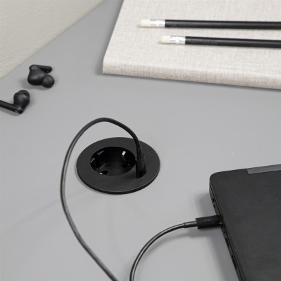 Bordsuttag Powerdot Midi - 1 El, 1 USB-C