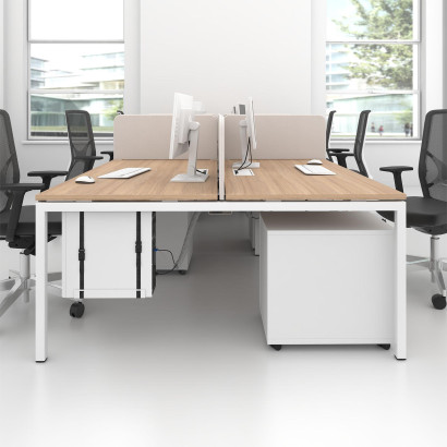Skrivbord Nova U - För 4 personer