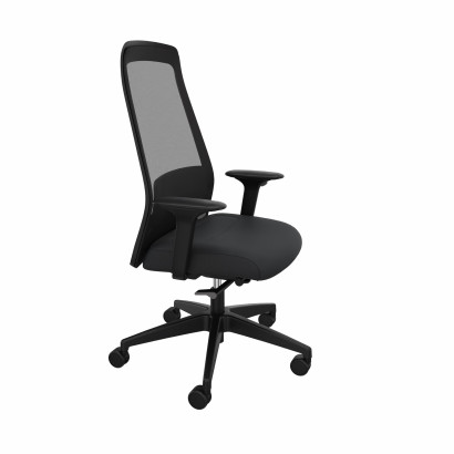 Kontorsstol Every 257 - Meshrygg, 3D-armstöd