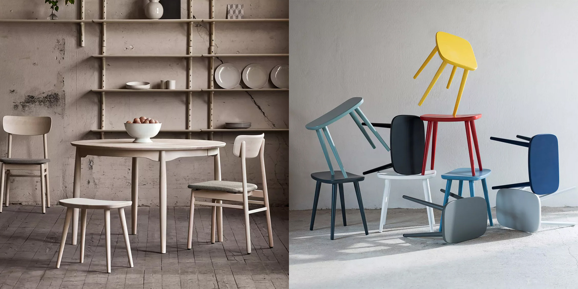 pall Palle och matbord Carl från STOLAB