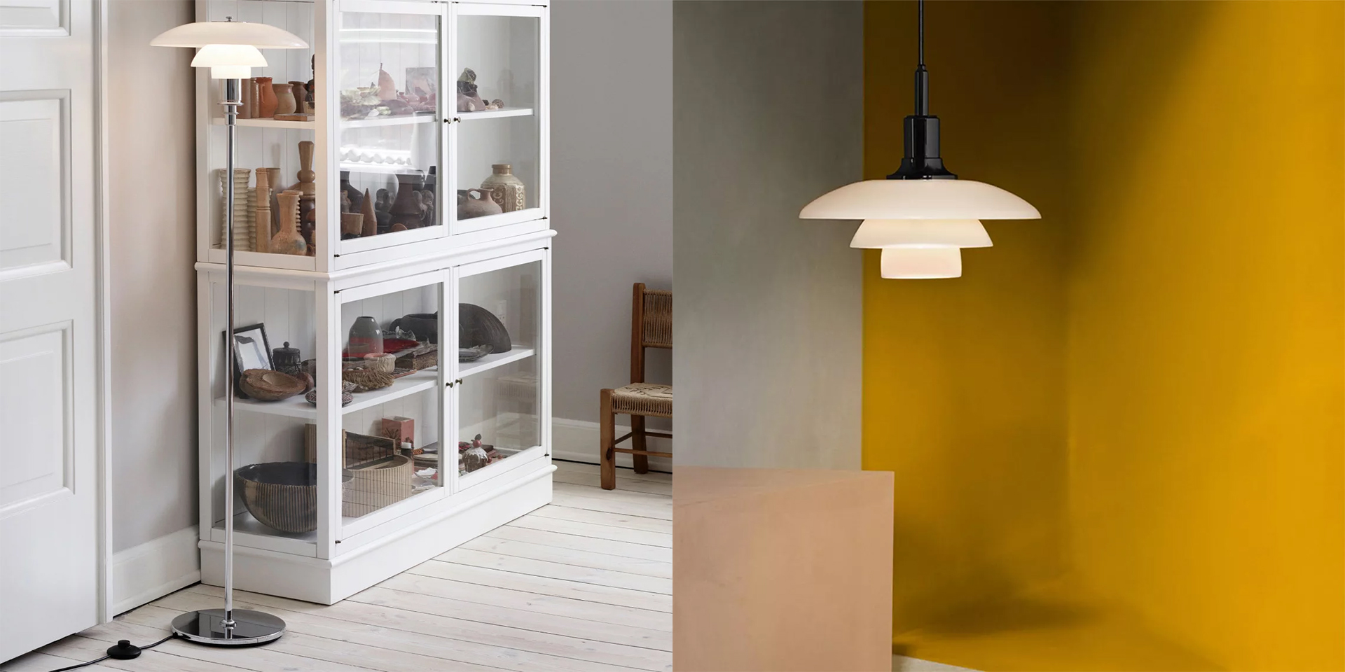 Stehleuchte PH 3½-2½ - Louis Poulsen, Pendelleuchte PH 3 1/2-3 - Louis Poulsen