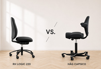 RH Logic 220 vs. HÅG Capisco - Så väljer du rätt ergonomisk stol
